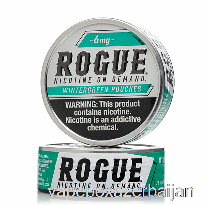 Vape Box Azerbaijan ROGUE Nicotine Pouches - WINTERGREEN 3mg (5-PACK)